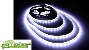 FITA DE LED / STRIP LED 3528 OU 2835- BRANCO FRIO - IP65 ROLO - 5m