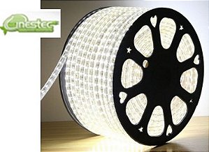 FITA LED 110V BRANCO FRIO COM 120 LEDS DUPLOS - VENDA POR METRO