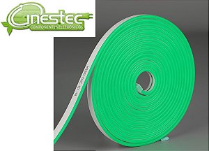 FITA LED NEON FLEXIVEL 2835 - IP65 - VERDE - ROLO 5M