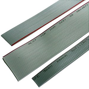 FLAT CABLE 14 VIAS 28AWG CINZA - POR METRO