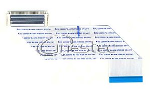 FLAT CABLE PARA TVS PLANA  30 VIAS DOBRADA