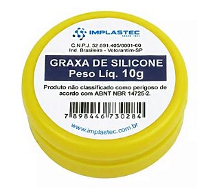 GRAXA DE SILICONE - 10g - POTE IMPLASTEC