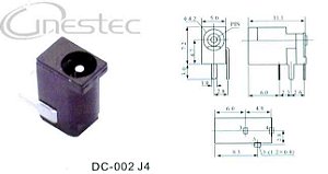 JACK J4 MINI  1,4 X 3,75MM  PARA PCI   DC-002