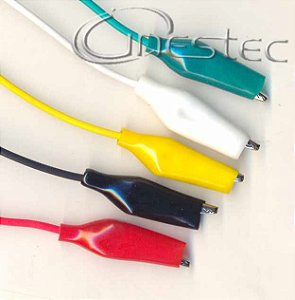 KIT 5 CABOS DE 40CM COM GARRAS PEQUENA PR/VM/VD/BR/AM