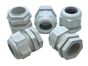 KIT 5PÇS PRENSA CABO e CONTRA PORCA S-TEC PA6 M32