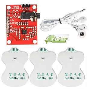KIT AD8232 MODULO DE MEDICAO ECG - PULSO CARDIACO
