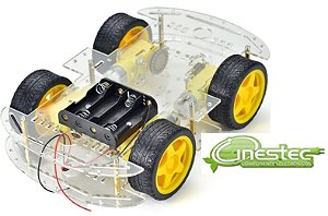 KIT ARDUINO ROBO  CARRO CHASSI 4 RODAS  4WD