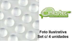 KIT COM 4 PADs DE SILICONE (Pezinhos de Equipamentos)