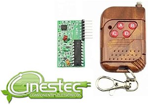 KIT MODULO RF RECEPTOR TRANSMISSOR 315MHZ  PARA ARDUINO PIC