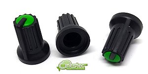 KNOB ROTATIVO  KA-481  VERDE/PRETO