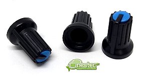KNOB ROTATIVO - KA-481 - AZUL / PRETO
