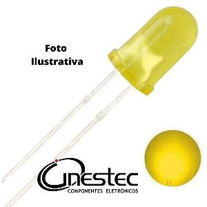 LED DIFUSO AMARELO 5mm