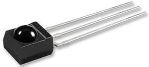 LED INFRA RED  RECEPTOR 5mm PRETO 38KHz  TSOP34838uh