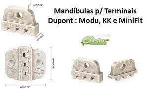 MANDIBULA PARA TERMINAIS DUPONT (MODU, KK E MINIFIT) - JX1601-10