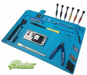 MANTA MAGNETICA ANTIESTATICA PARA BANCADA - SILICONE - 450 x 300mm - 450