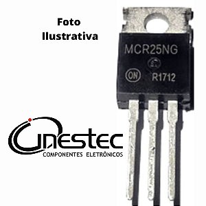 MCR25NG ou JCT825B - SCR 25A / 800V - TO220