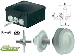 MEMBRANA DE VEDACAO COM ALIVIO DE TENSAO - 25 - CINZA
