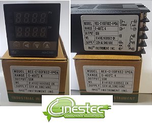 MODULO CONTROLADOR TERMOSTATO DIGITAL REX C100JK02   V DA