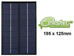 PAINEL SOLAR  CELULA FOTOVOLTAICA 9V  100MA