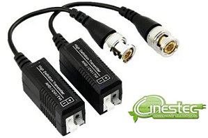 PAR DE CONECTORES VIDEO BALUM CAMERAS HD CVI TVI  ENGATE RAPIDO