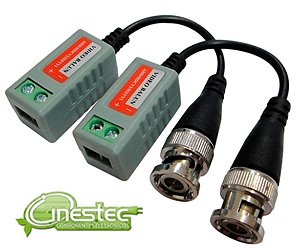 PAR DE CONECTORES VIDEO BALUM CAMERAS HD CVI TVI  PASSIVO