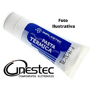 PASTA TERMICA 50g BISNAGA - IMPLASTEC