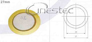 PASTILHA PIEZO ELETRICA 27mm FT-27T