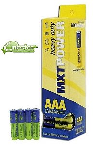 PILHA AAA PALITO MXT COMUM  4 PECAS OFERTA