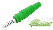 PINO BANANA 4mm EMBORRACHADO VERDE COM DERIVAÇÃO