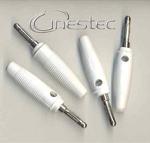 PINO BANANA 4mm PB181 COM DERIVACAO BRANCO