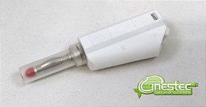 PINO BANANA DE SEGURANCA 4mm BRANCO PB983D COM DERIVACAO