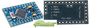 PLACA ARDUINO PRO MINI 3.3V COM ATMEGA328P