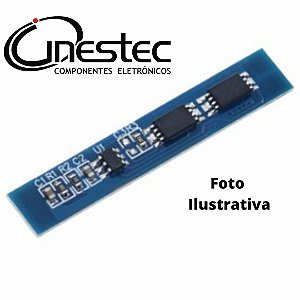 PLACA DE PROTECAO DE CARGA PARA BATERIA LITIO 2S 3A 3.7V PARA BATERIA 18650