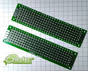 PLACA PADRAO ILHA DESLIGADA DUPLA FACE 02X08CM