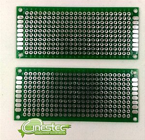 PLACA PADRAO ILHA DESLIGADA DUPLA FACE 3 x 7cm