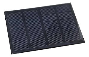 PLACA PAINEL SOLAR CELULA FOTOVOLTAICA 6V 320MA 140X104MM