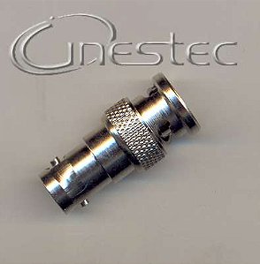 PLUG ADAPTADOR BNC 50R MACHO X FEMEA RETO