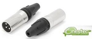 PLUG CANON / MACHO - PROFISSIONAL PRETO