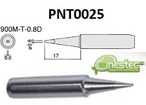 PONTA PARA ESTACAO CONICA 0,2MM - 900M-T-SB NOVO COD T18-SB