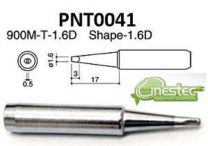PONTA PARA ESTACAO CONICA 1,0MM - 900 MTB   OFERTA