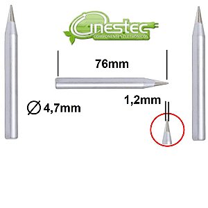 PONTA PARA FERRO DE SOLDA CONICA HIKARI PLUS e POWER 40W