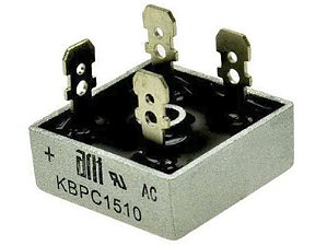 PONTE RETIFICADORA 15A / 1000V - KBPC1510