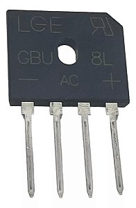PONTE RETIFICADORA 8A / 800V - GBU8L