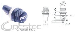 PORTA FUSIVEL COM ROSCA / PAINEL GRANDE 6X30   BLX-2