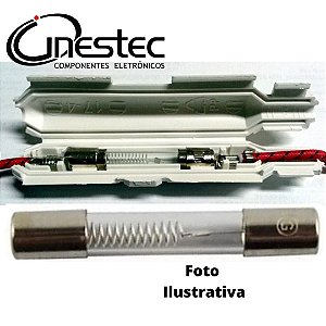 PORTA FUSIVEL PARA ALTA TENSAO 800mA 0,8A / 5KV - MICROONDAS