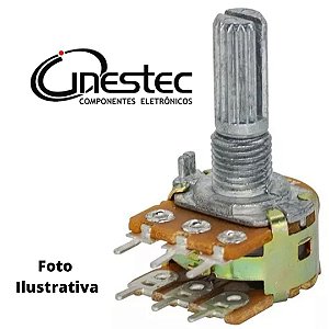 POTENCIOMETRO ROTATIVO 1KB 6 TERM. 16mm - L20/CI
