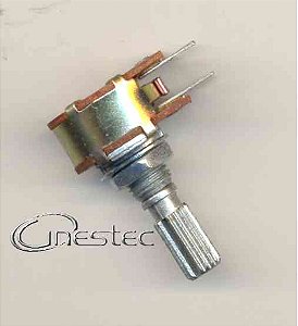 POTENCIOMETRO ROTATIVO 5KB 3 + 3 TERMINAIS 16mm  L15/CI WH148-2