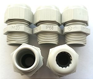 PRENSA CABO  PA6 - M20 x1,5 CZ SEM CONTRA-PORCA PCT COM 10pçs