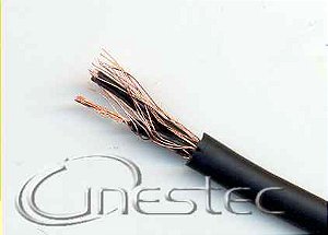 PROFESSIONAL AUDIO FREQUENCY CABLE 2 x 0,32mm PRETO