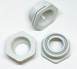 REDUTOR HEXAGONAL PG29 PARA PG21 EM PA6 CZ